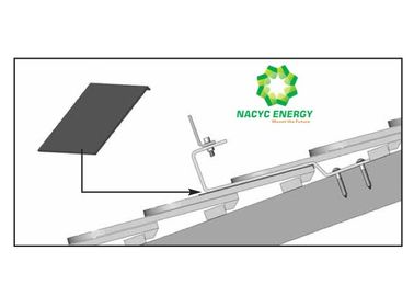 Residential Silver PV Mounting Systems / Solar Panel Roof Mounting Systems