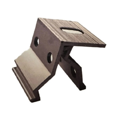 قیمت خوب بار برف 1.5KN / M2 کلیمپ آخر فلز آلومینیوم خورشیدی آنلاین