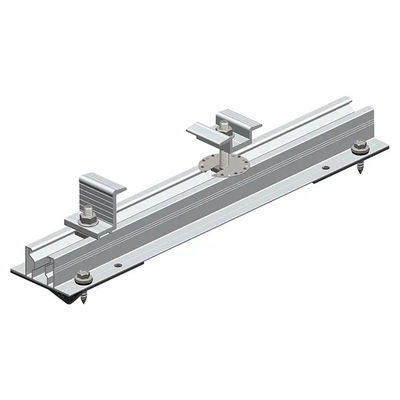 قیمت خوب 41mm نقره آلومینیوم راه آهن خورشیدی 3000mm راه آهن نصب خورشیدی Pv آنلاین