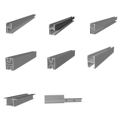 قیمت خوب ریل های نصب 41mm Pv آنودیزه شده آلومینیوم ریل خورشیدی سفارشی آنلاین