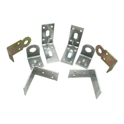 قیمت خوب پودر پوشانده شده لنگر دیوار پرده آلومینیوم آلیاژ 90 درجه مواد ساختمانی لنگر آنلاین