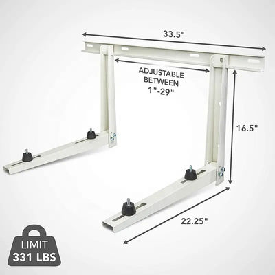 قیمت خوب ظرفیت 200Lbs پنجره AC نگهدارنده هواگرمکننده سنگین وظیفه براکت آنلاین